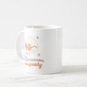 Retro C'Est La Saison D'Être Éffrayant Crâne Mug (Devant gauche)