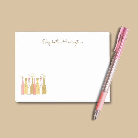 Retro Champagneflessen Glam Retro Stijl Jaren 60 Post-it® Notes