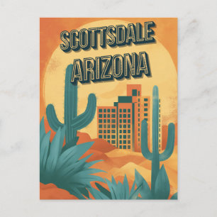Retro Charm van Scottsdale -  Arizona Briefkaart