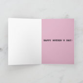 RETRO CHAT LA CARTE DE JOUR DE LA MÈRE (Intérieur)