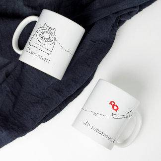 Retro Chatter:  telefoon nostalgie Mok