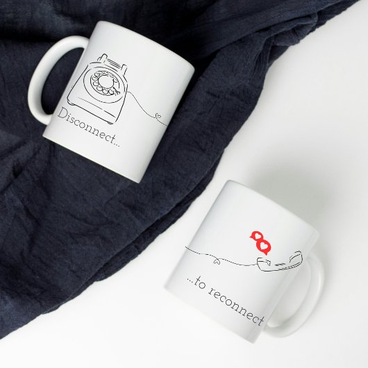 Retro Chatter:  telefoon nostalgie Mok