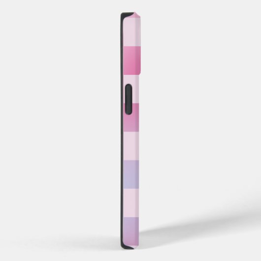 Retro Checker Geruite verloop Paarse patroon Case-Mate iPhone Case (Achterkant / Rechts)