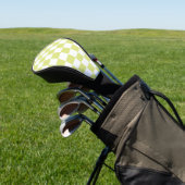 Retro Checkerboard Golfheadcover (Insitu)