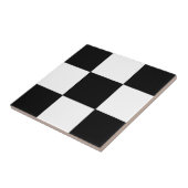 Retro Checkerboard Patroon Keramische Tegel Tegeltje (Zijkant)