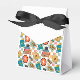 Retro Checkered Vakantie thema's Bedankdoosjes
