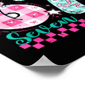 Retro Checkered Valentine Six Seven Meme 67 Viral  Poster (Hoek)