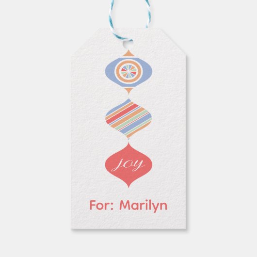 Retro Cheer Cadeaulabel (Achterkant)