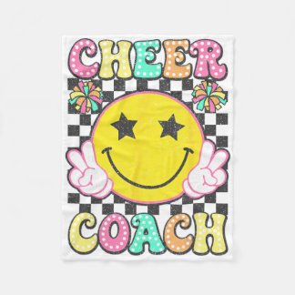 Retro Cheer Coach Cheerleader Cheerleading Vrouwen Fleece Deken