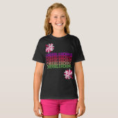 Retro Cheerlead T-shirt (Voorkant volledig)