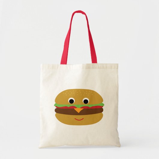 Retro Cheeseburger Tote Bag (Voorkant)