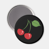 Retro Cherries Magneet (Voorkant / Achterkant)