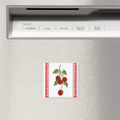 Retro Cherries Magnet Magneet (Insitu (Vaatwasser))
