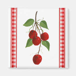 Retro Cherries Magnet Magneet