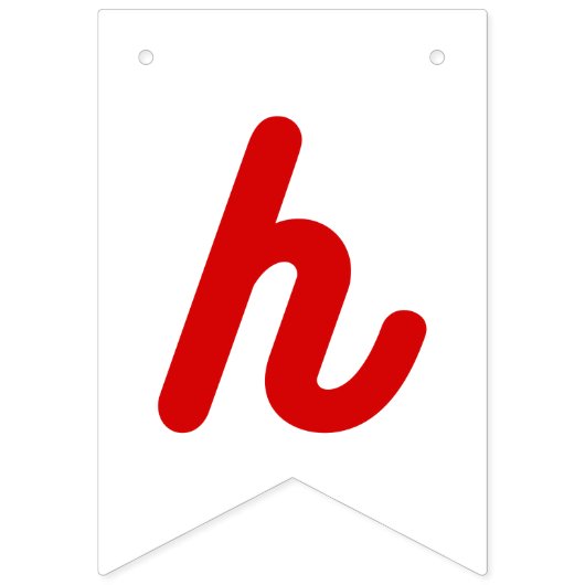 Retro Cherry 1e Verjaardag Vlaggetjes (Tweede vlag)