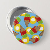 Retro Cherry en Limoen Ice Cream Button (Voorkant /achterkant)