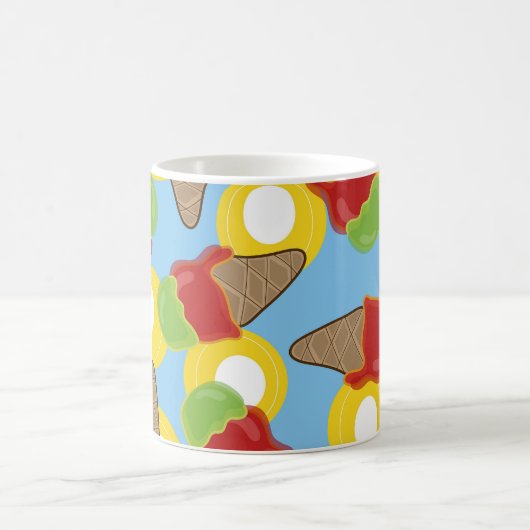 Retro Cherry en Limoen Ice Cream Mok (Center)