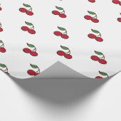 Retro Cherry Holiday All Occasion Inpakpapier (Hoek)