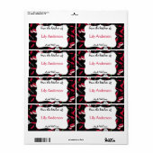 Retro Cherry Keuken Gadget Canning Label (Full Sheet)