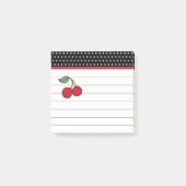 Retro Cherry Notitieblok Post It Notes (Voorkant)