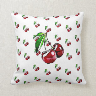 Retro Cherry Pillow Kussen
