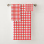 Retro Cherry Red En vichy Plaid Motif (En situation)