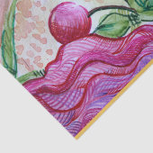 Retro Cherry Tissuepapier (Detail)