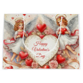 Retro Cherub Angels Valentijnsdag Cadeautas (Voorkant)