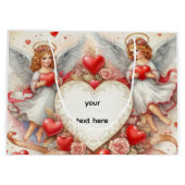 Retro Cherub Angels Valentijnsdag Cadeautas (Achterkant)