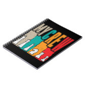 Retro Chess Piecks Cool Board game Creming Notitieboek (Linkerzijde)