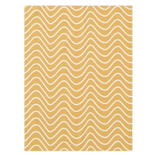 Retro Chevron Patroon Geel Zigzag Tafelkleed