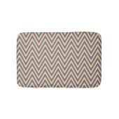Retro Chevron Pattern Cool  Badmat (Voorkant)