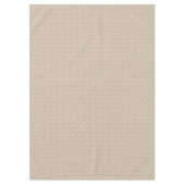 Retro Chic Grey Beige Taupe Bruin Mandala Patroon Tafelkleed (Voorkant)