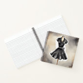 Retro  Chic LBD Little Black Dress Mode Notitieboek (Binnen)