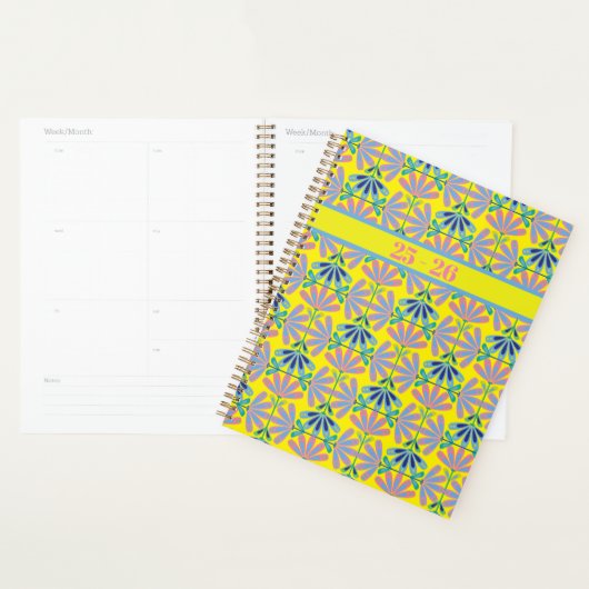 Retro Chic Yellow Planner (Display)