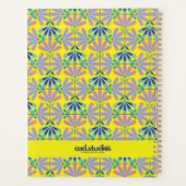 Retro Chic Yellow Planner (Achterkant)