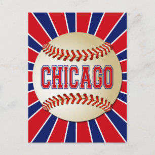 RETRO CHICAGO BASEBALL BRIEFKAART
