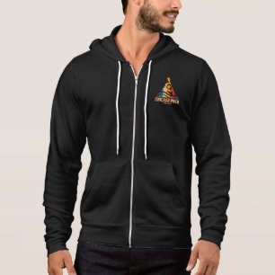 Retro Chicago River Kayaking Hoodie