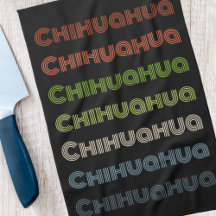 Retro Chihuahua patroon