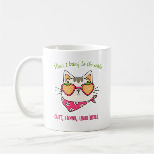 Retro Chill Cat Persoonlijkheid Vibes Mok