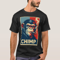 Retro Chimpansee die sigaar rookt Poster