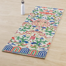 Retro China Lotus Botanical op Witte Chinoiserie