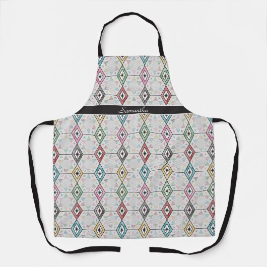 Retro Chinese Checkers Schort (Voorkant)