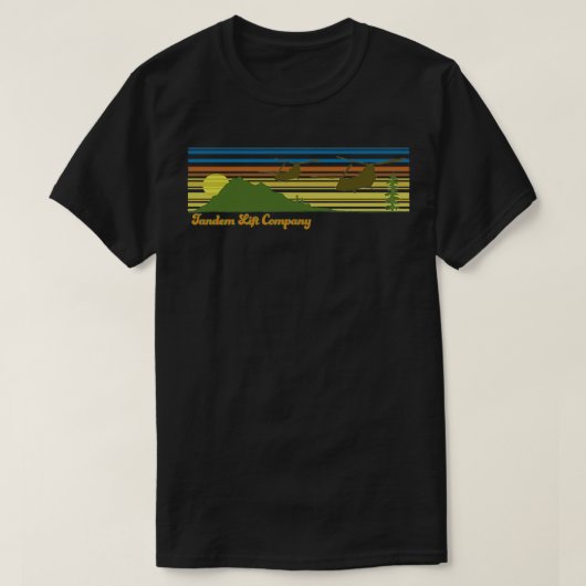 Retro Chinook Helikopter Shirt (Design voorkant)