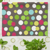 Retro Chocolate Stippen Kitchen Towel Gift Theedoek (Gevouwen)