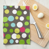 Retro Chocolate Stippen Kitchen Towel Gift Theedoek (Quarter Fold)