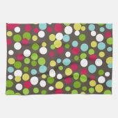 Retro Chocolate Stippen Kitchen Towel Gift Theedoek (Horizontaal)