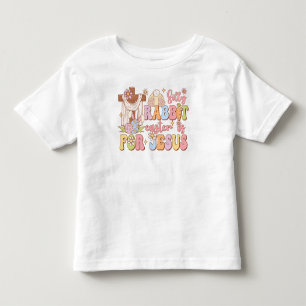 Retro Christelijk Gekke Konijn Pasen is Voor Jezus Kinder Shirts