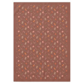 Retro Christmas Cloth Pastel Peaceful Dining Tafelkleed (Voorkant)