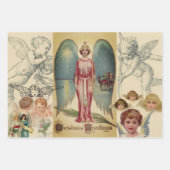 RETRO CHRISTMAS IMAGES Enveloppement de papier sér (Devant 3)